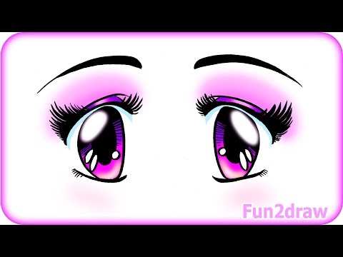 Learn how to draw eyes in an anime/manga style.