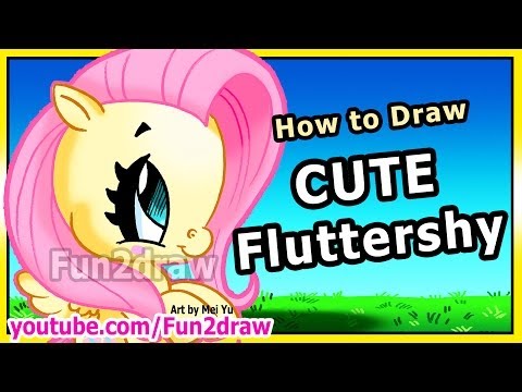 Drawing Fluttershy from MLP.