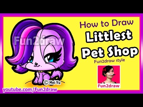 Watch this art tutorial on drawing Zoe from Littlest Pet Shop!