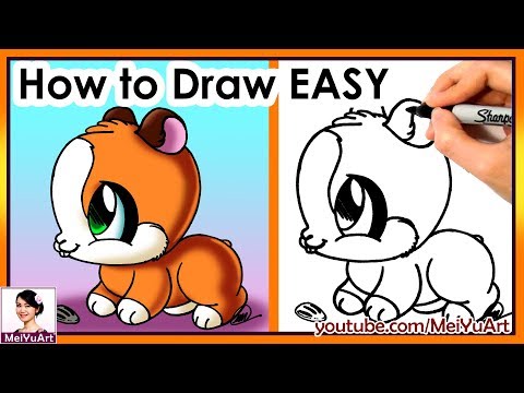 Mei Yu shows you how to draw step by step a cute hamster!