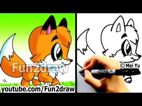 How to Draw a Porcupine - Free Online Art Lessons - Mei Yu (Fun2draw)